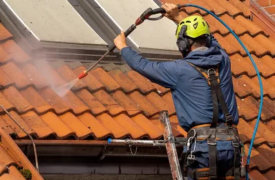 Démoussage et hydrofuge de toiture à Lomont